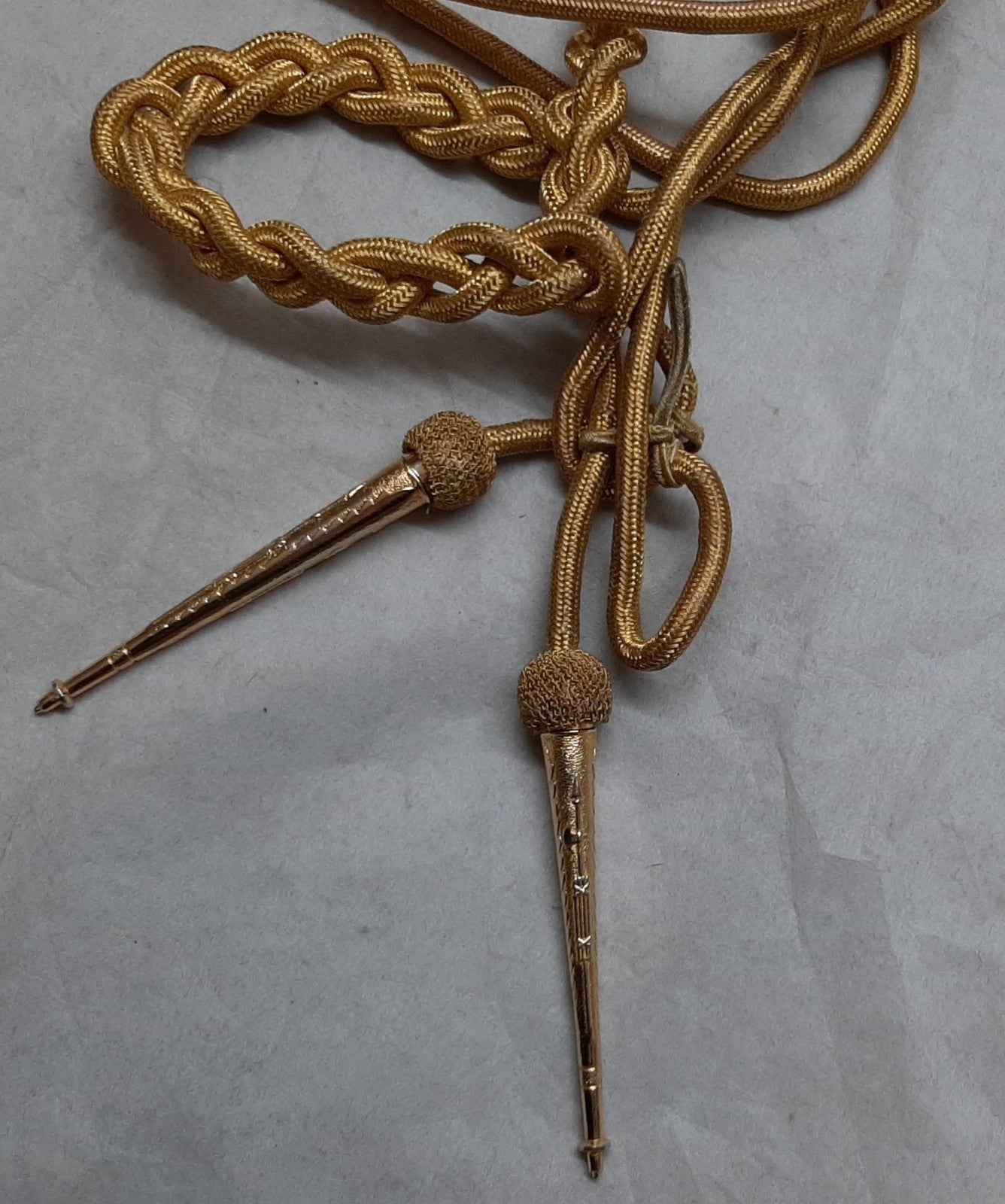 HCav Aiguillette 1st D British Blues and Royals Ceremonial Shoulder Cord
