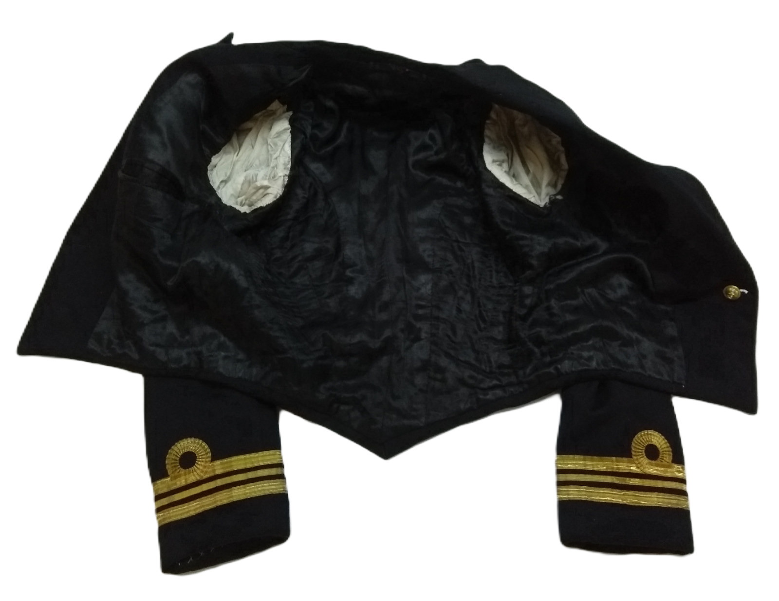 Vintage RN Mess Jacket 1950s Pattern British Royal Navy Kings Crown Buttons