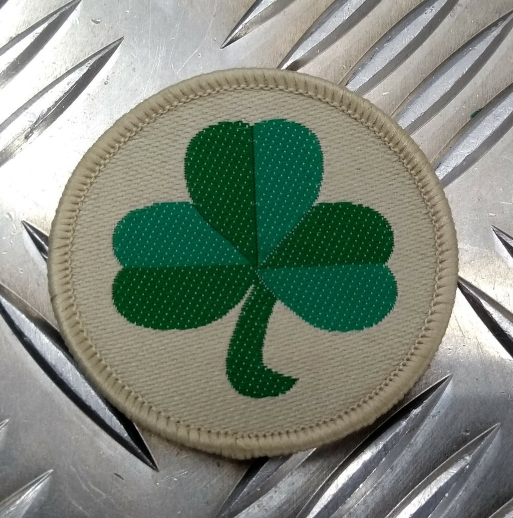 Genuine British Army DDP Desert Issue Irish Infantry Shamrock Patch Badge NEW