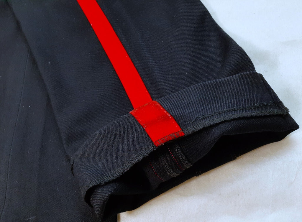 No1 Dress Trousers British Army Blues Pattern RMAS With 1" Red Stripes W35"