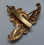 Vintage Royal Artillery Kings Crown Hat Badge British Army issue Old Pattern
