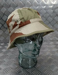 10 x Desert Bonnie Bush / Bucket / Rave Hat Tri Camouflage Foldable Size 59cm