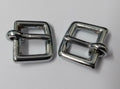 Genuine British Issue Chrome Buckles for Leather Straps x 2 New