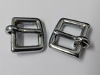 Genuine British Issue Chrome Buckles for Leather Straps x 2 New