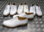 British Navy White Leather Parade / Dress Shoes Mens - Assorted Sizes