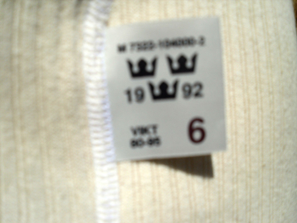 Genuine Swedish Army Cold Weather Thermals / Long Johns Elastic All sizes