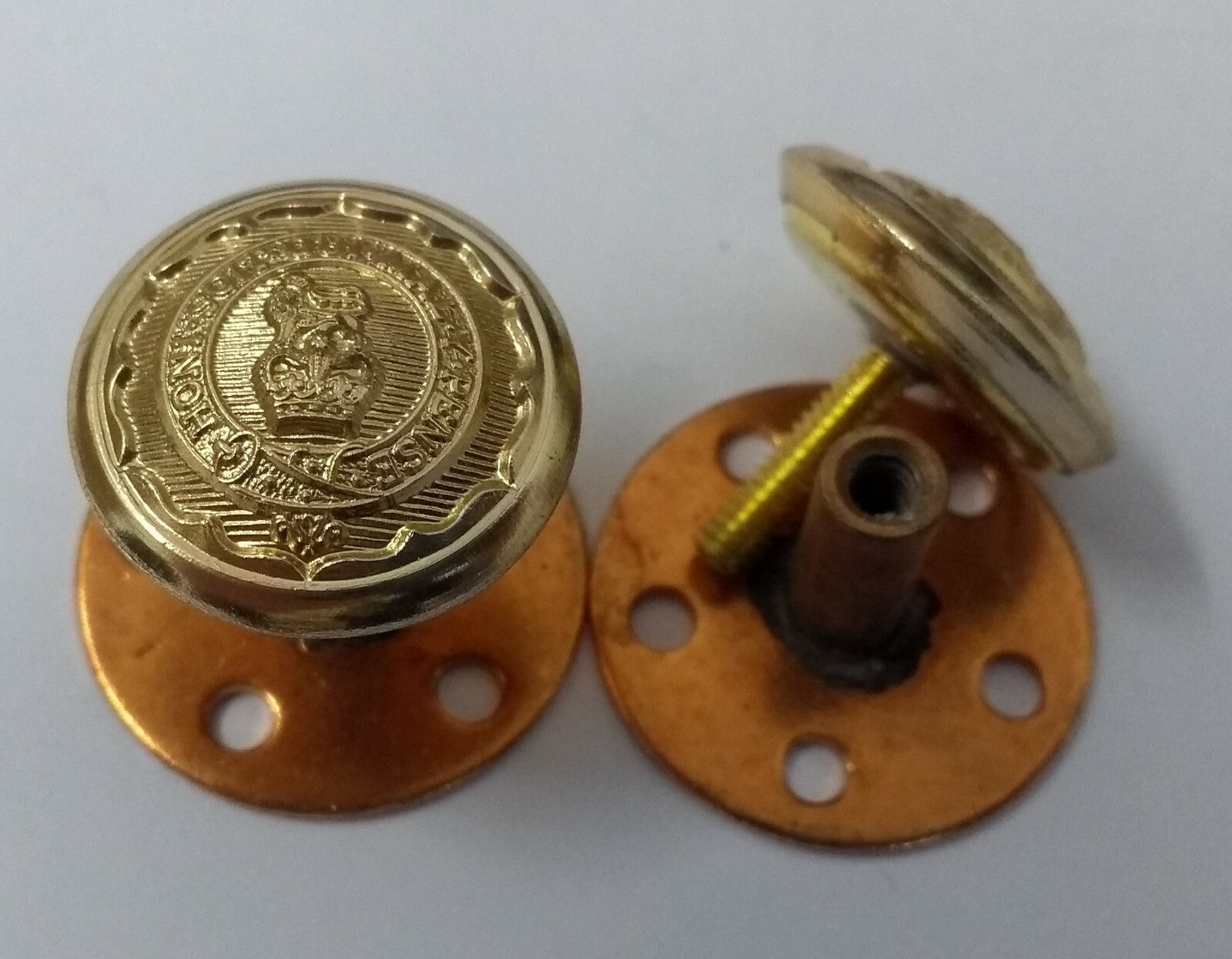 British RLC Royal Logistics Corps Screw Mount Buttons Genuine Army Issue NEW