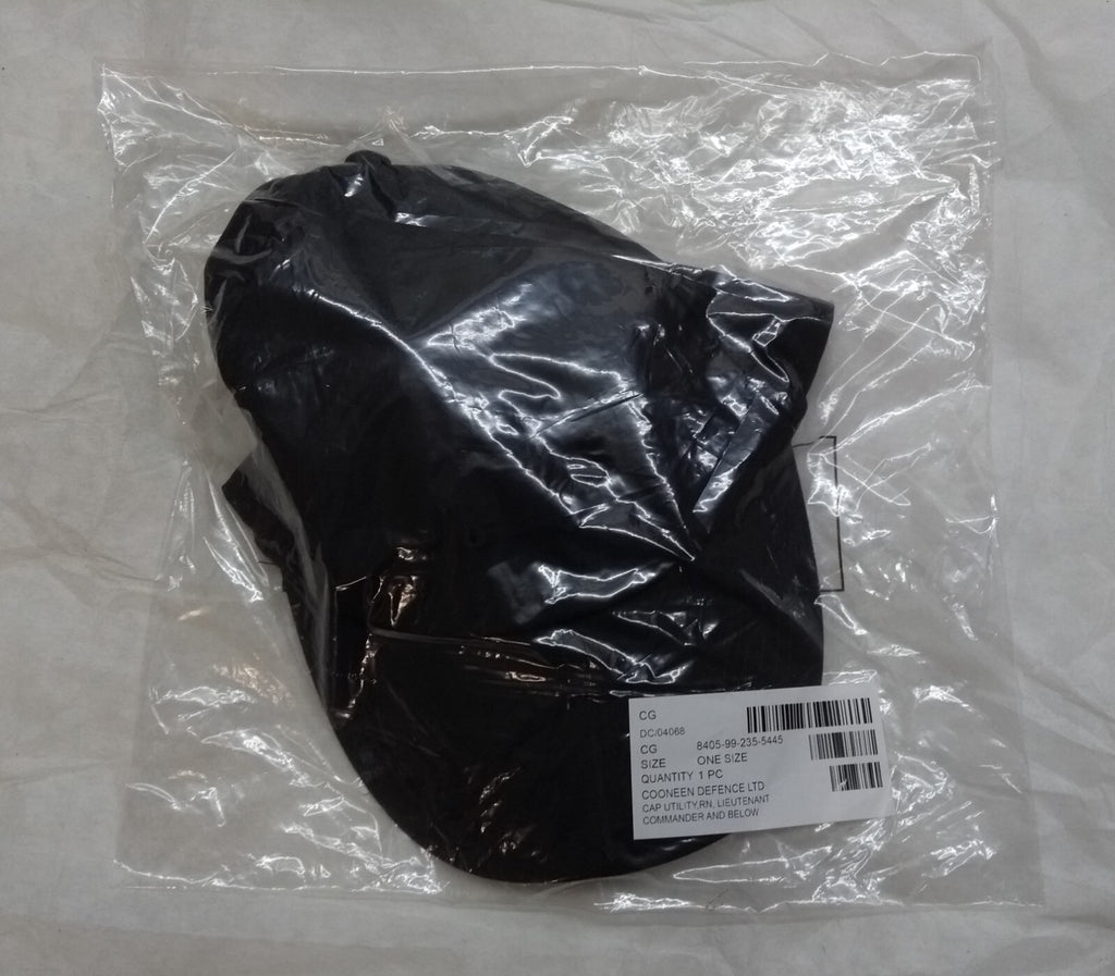 RN Naval Cap Utility British Navy Blue Peaked Cap Lieutenant Commander & Below