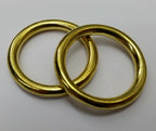 Genuine British Army Horse Guards & H Cav 1" Brass Bridle Rings 1 Pair STD182