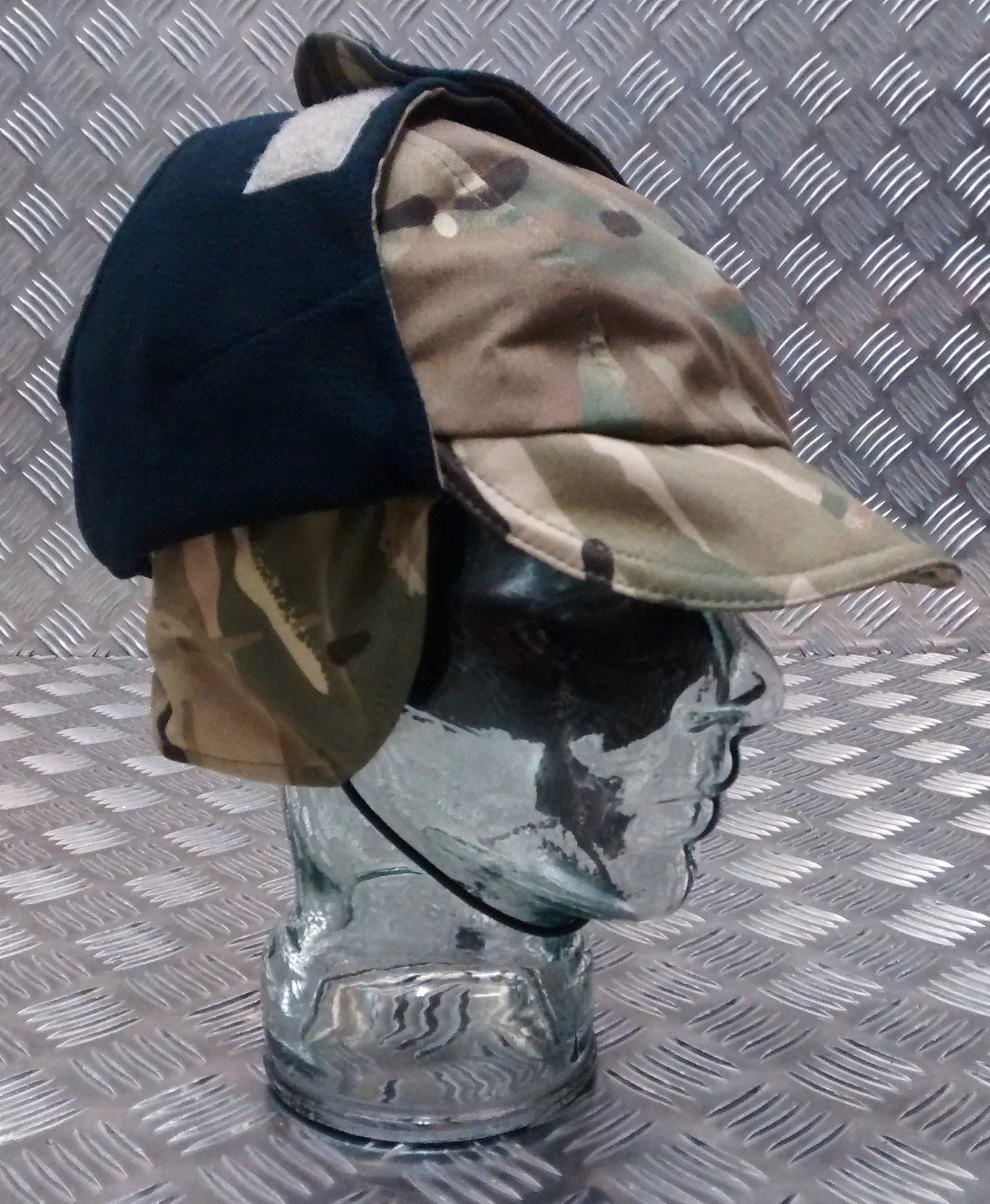 MTP MVP Waterproof & Breathable Multi Camo Dog Lined Trapper Hat. British Army