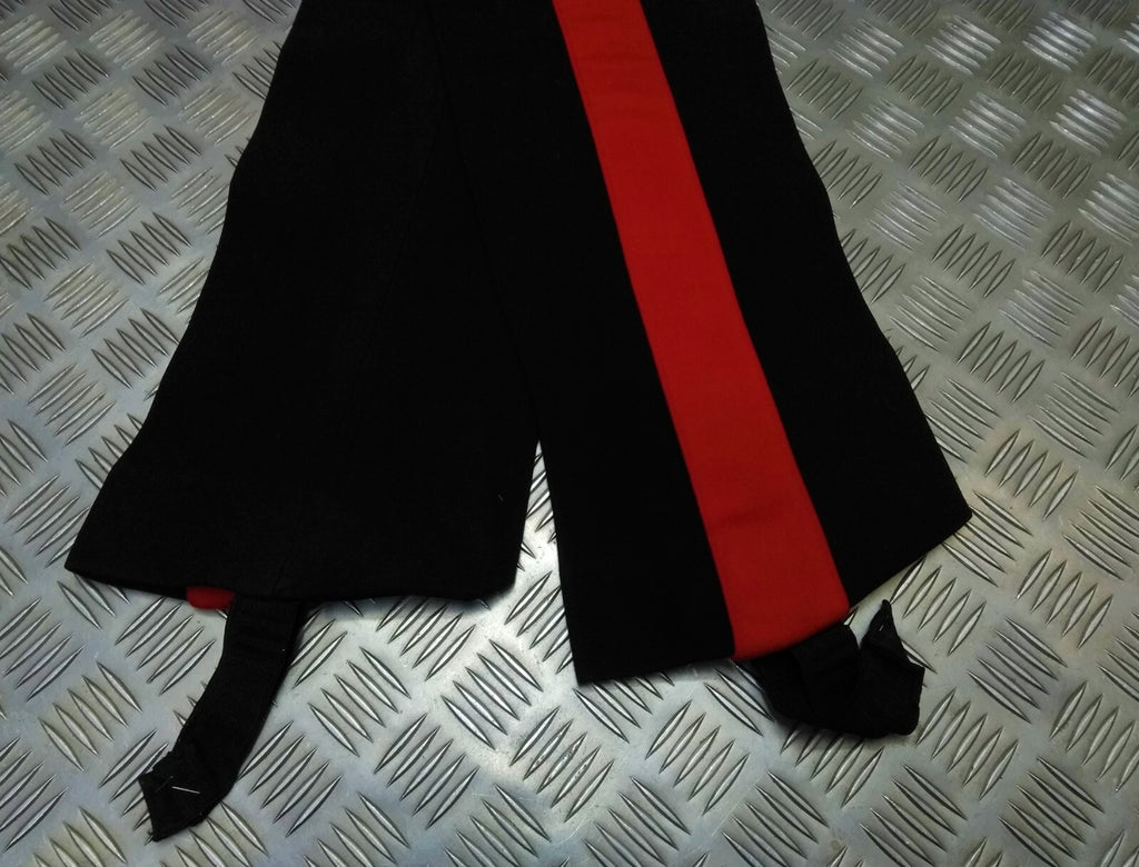 Vintage No1 Trousers Wide Red Stripe By Moss Bros London LTD with Defects
