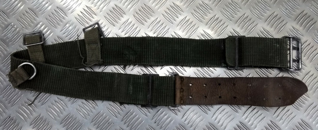 M39 Belt & Harness WW2 Pattern Heavy Canvas Vintage Army Webbing