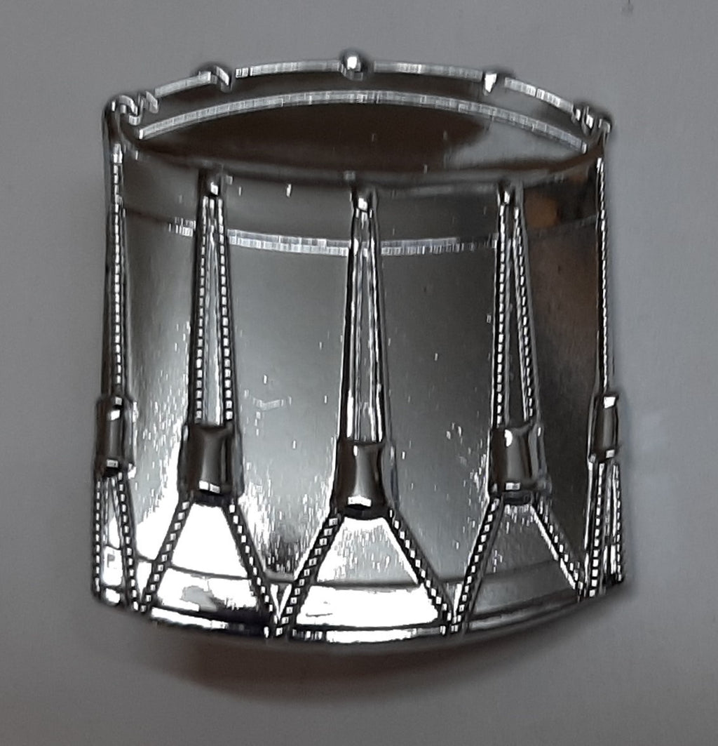 RAF Royal Air Force Drummer Badge Air Force Band and ATC Bandsman Silver Coloured
