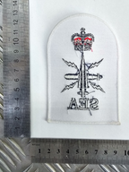 Royal Navy Seaman Specialist Petty Officer Blue & White Qualification Patch