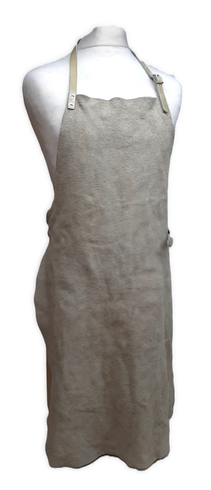 British Welders Apron Tri Service Grey Leather 90s Pattern Hobson & Sons London