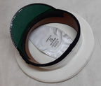 Genuine British Royal Navy Class 1 & 3 White Officer Cap / Dress Hat. Faulty