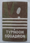 Typhoon Squadron Slide MTP RAF Royal Air Force Shoulder Slider 4 Bar