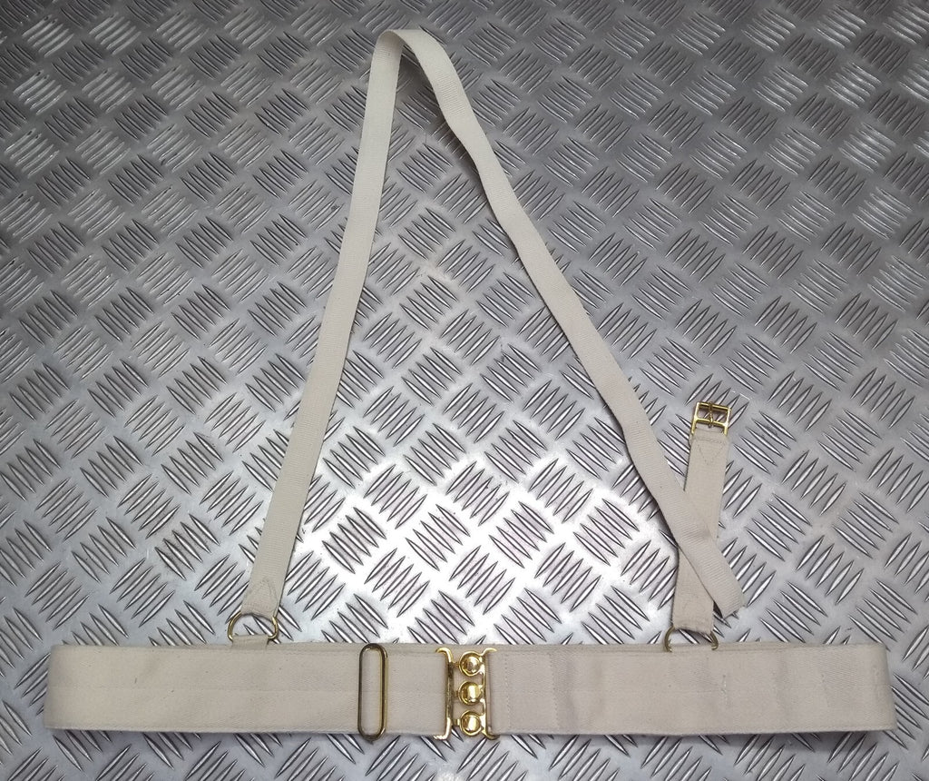 Belt Ceremonial Canvas Off White British Air Size X-LARGE