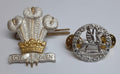 RRW Cap Badge Royal Wales 3 Feathers Ich Dien with Welsh Dragon Lapel Badge