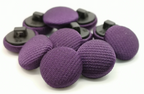 Purple Fabric Covered Buttons Line Pattern 22L x12