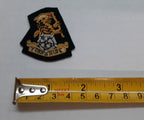 Yorkshire Collar Badges Hand Embroidered Yorks Insignia on Green Felt 1 Pair