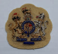 Mess Kit Badge Old English White WO British Embroidered Insignia Patch