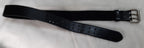 2" Utility Belt Full Grain Lined Leather Nickel Plated Double Prong Buckle