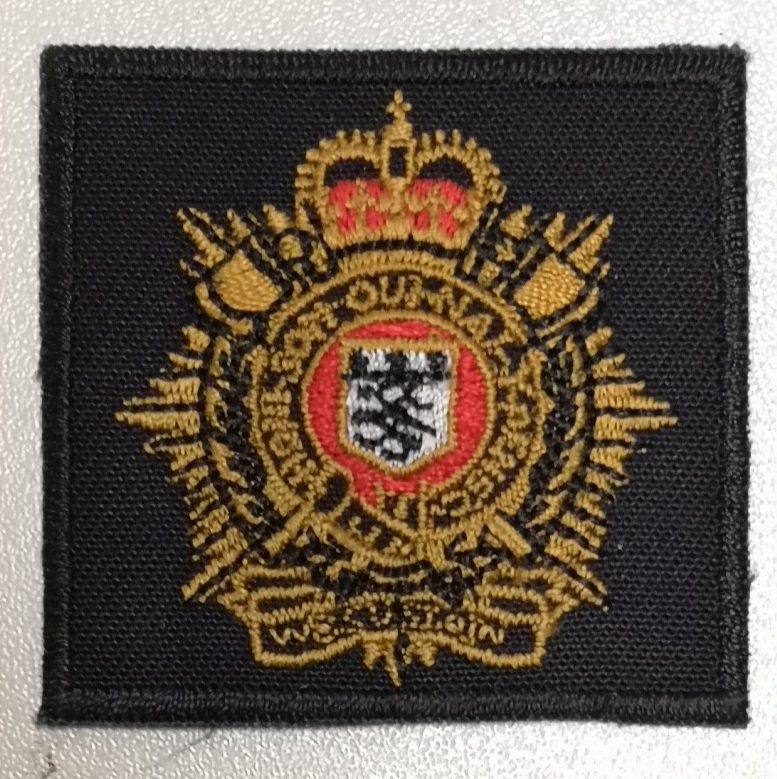 Royal Logistic Corps RLC Square Dark Blue Beret Patch British Army