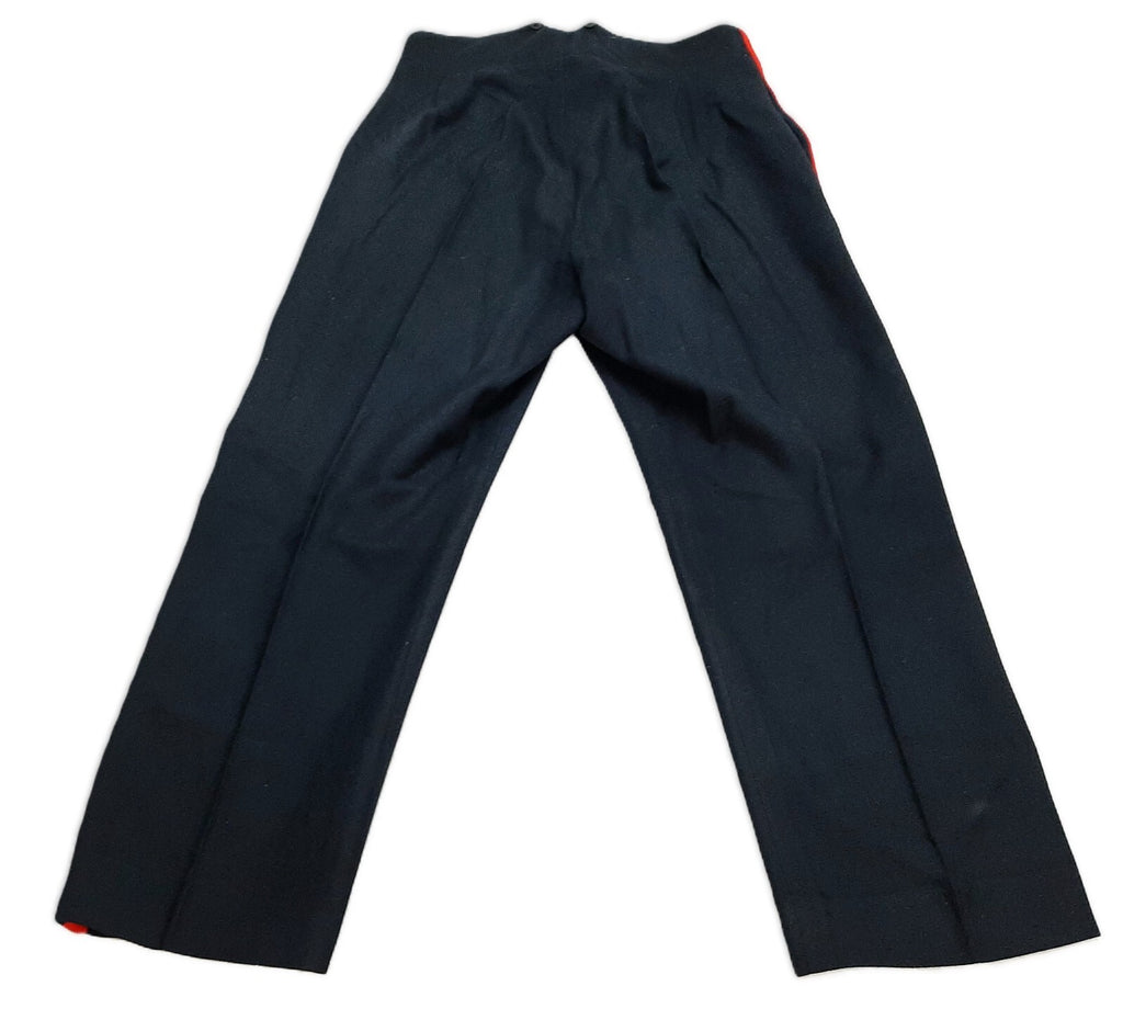 No1 Dress Trousers British Blues Pattern With 1" Red Stripes - All Sizes