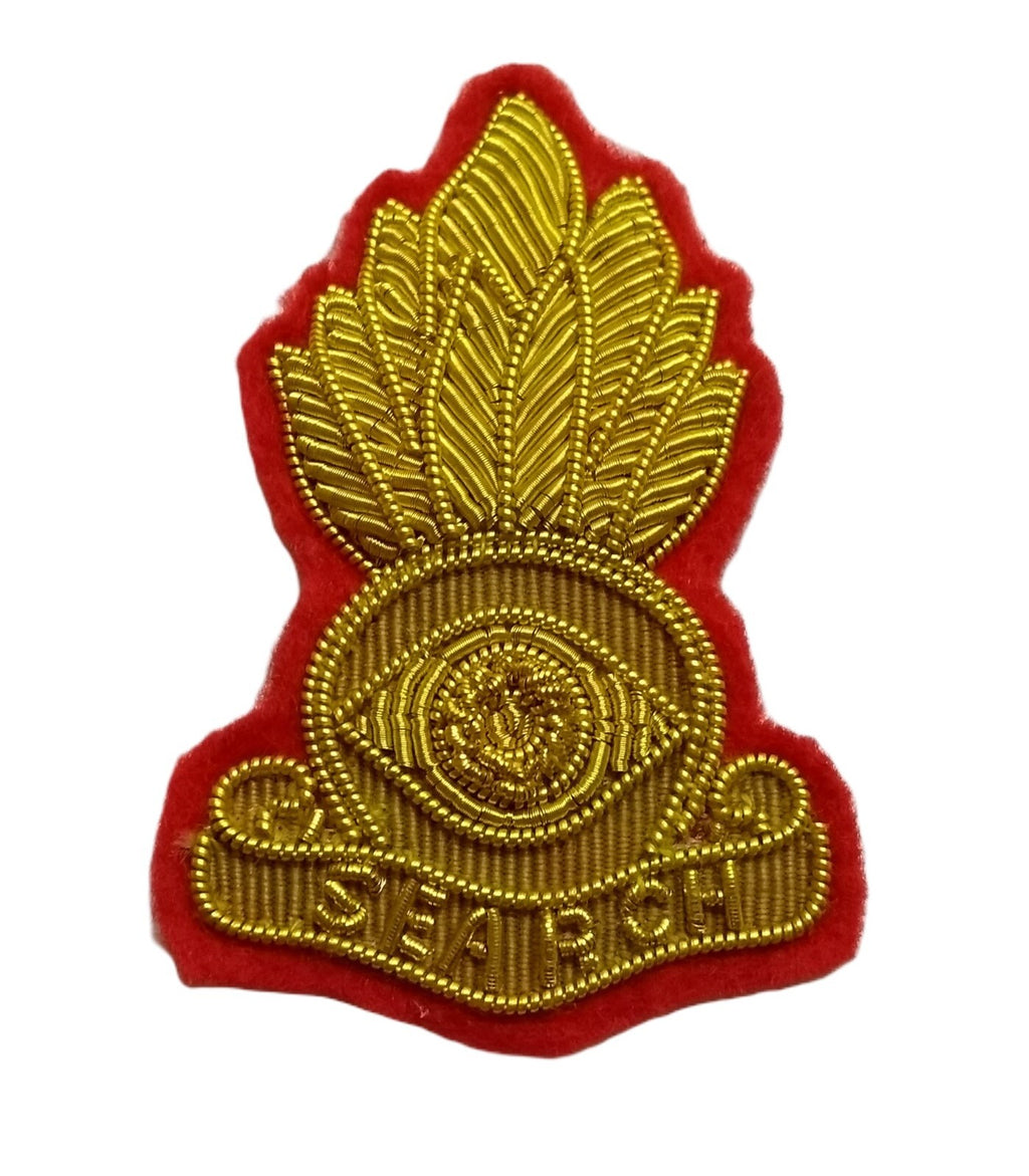 Mess Kit Badge Royal Engineers EOD Search British Hand Embroidered