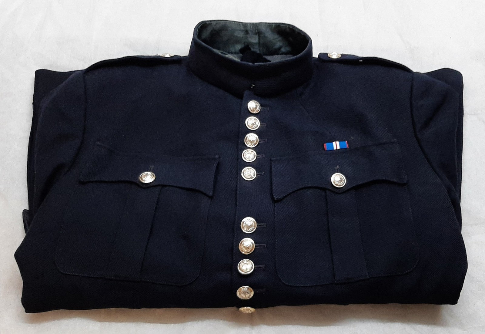 British Army Vintage Welsh Jacket Blue No1 Dress Old Pattern 22.5"