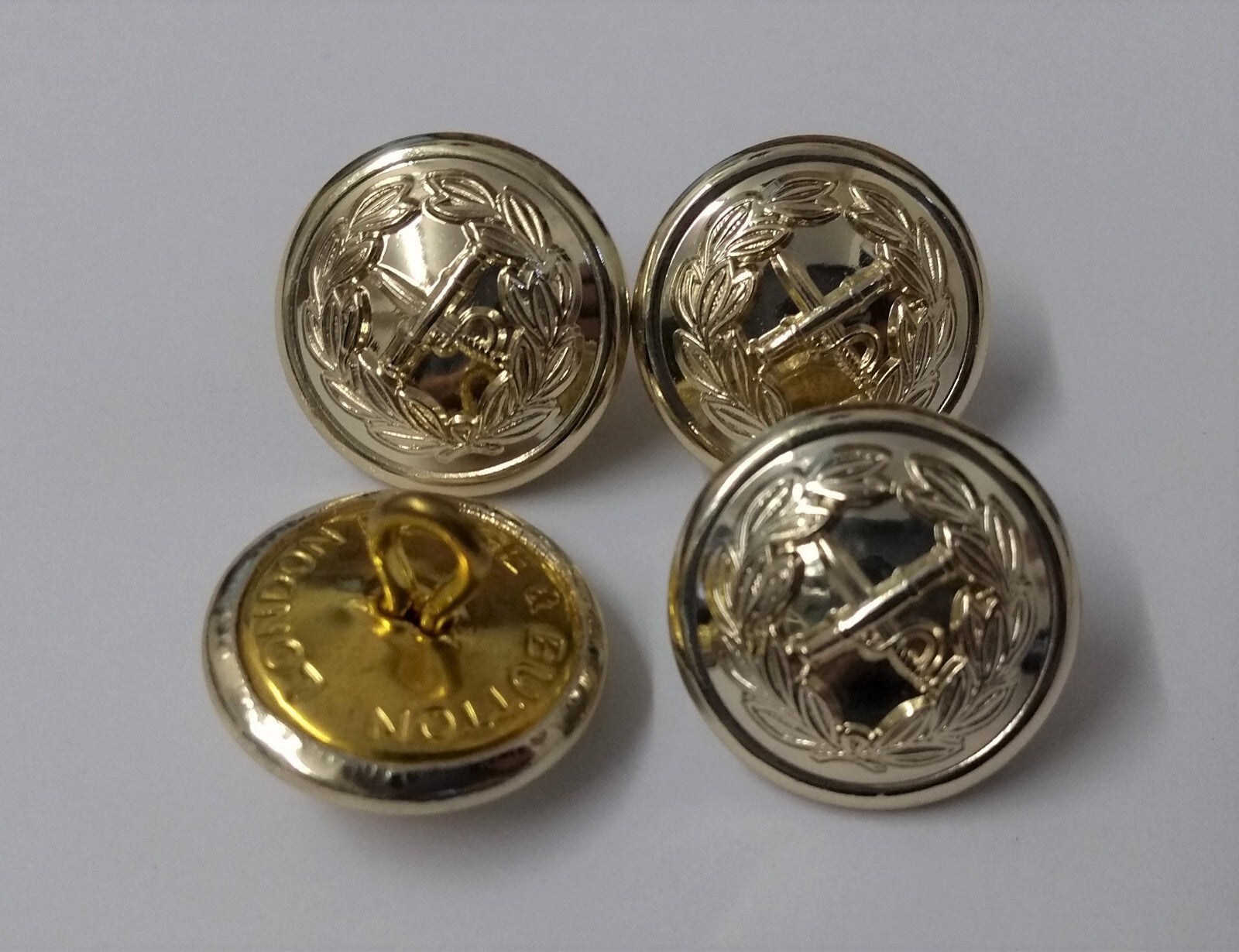 General Rank Insignia Buttons Standard Service Dress No1 / No2 Issue X 4 - NEW