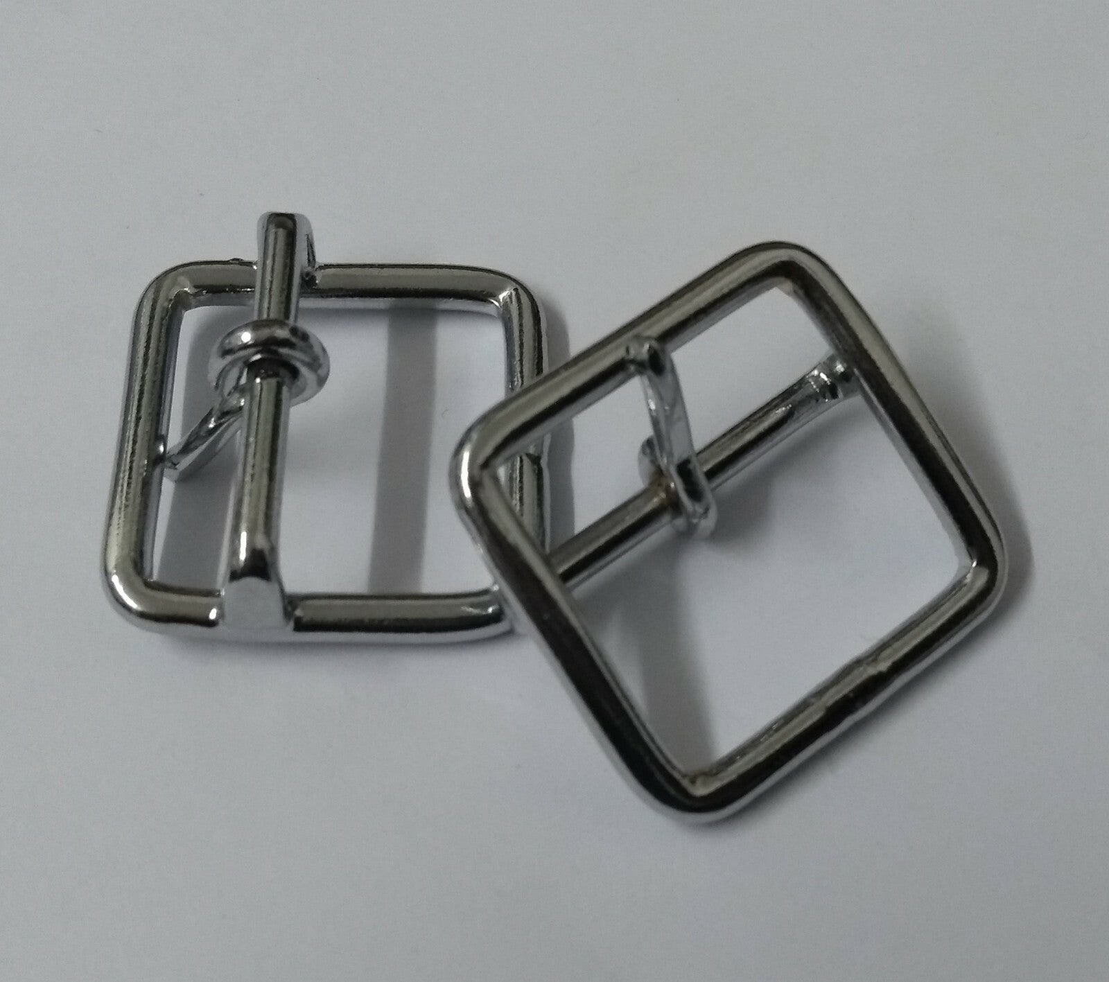 Genuine British Issue Chrome 1" Buckles for Leather Straps 1 Pair STD31