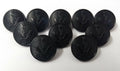 Genuine British Army Queens Gurkha (Signals) Issue Dress Black 40L Buttons - x10