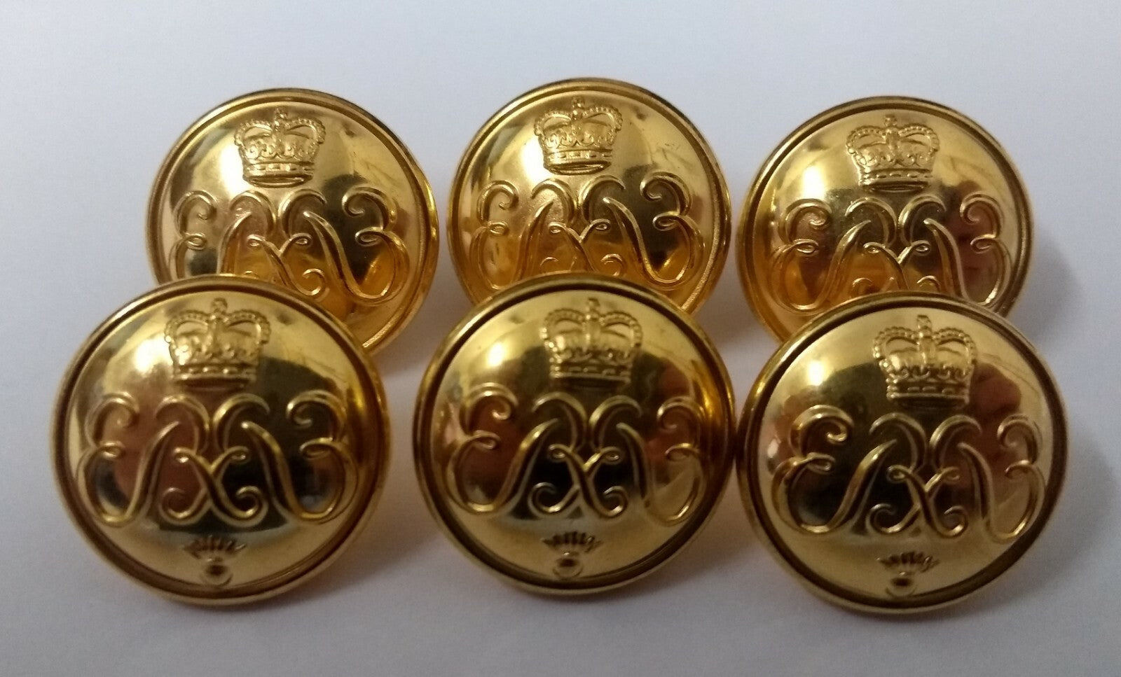 Genuine British Army No1 / No2 Officers 0526 Grenadier Guards Buttons 30L x25