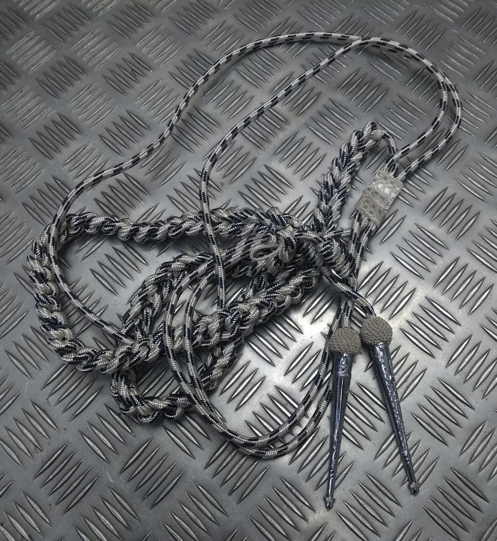 Oman Silver Aiguillette Senior Officer Blue Fleck Ceremonial UK Made