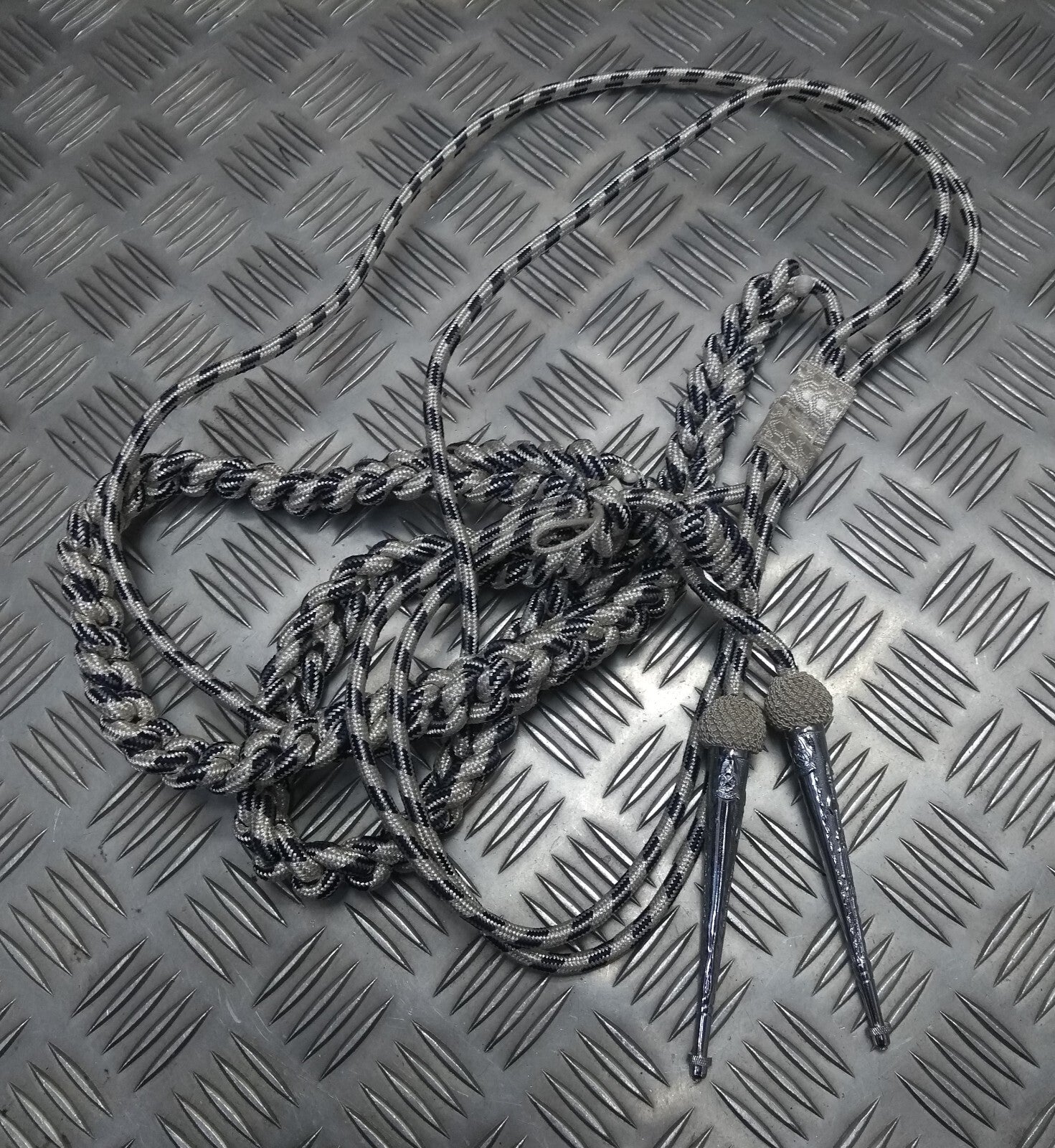 Oman Silver Aiguillette Senior Officer Blue Fleck Ceremonial UK Made