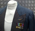 Mess Jacket Royal Air Force Vintage Burberrys Kings Crown Buttons & Medals