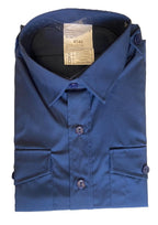 Working Shirt Mid Blue Long Sleeve RAF Royal Air Force Blue / Grey NEW
