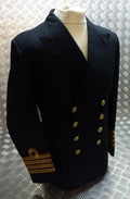 Vintage Naval Jacket 60/70s Pattern British Navy No1 Dress Uniform Captain Rank