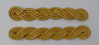 Gold Cords Shoulder British Made Army Issue no Rank Insignia Ceremonial