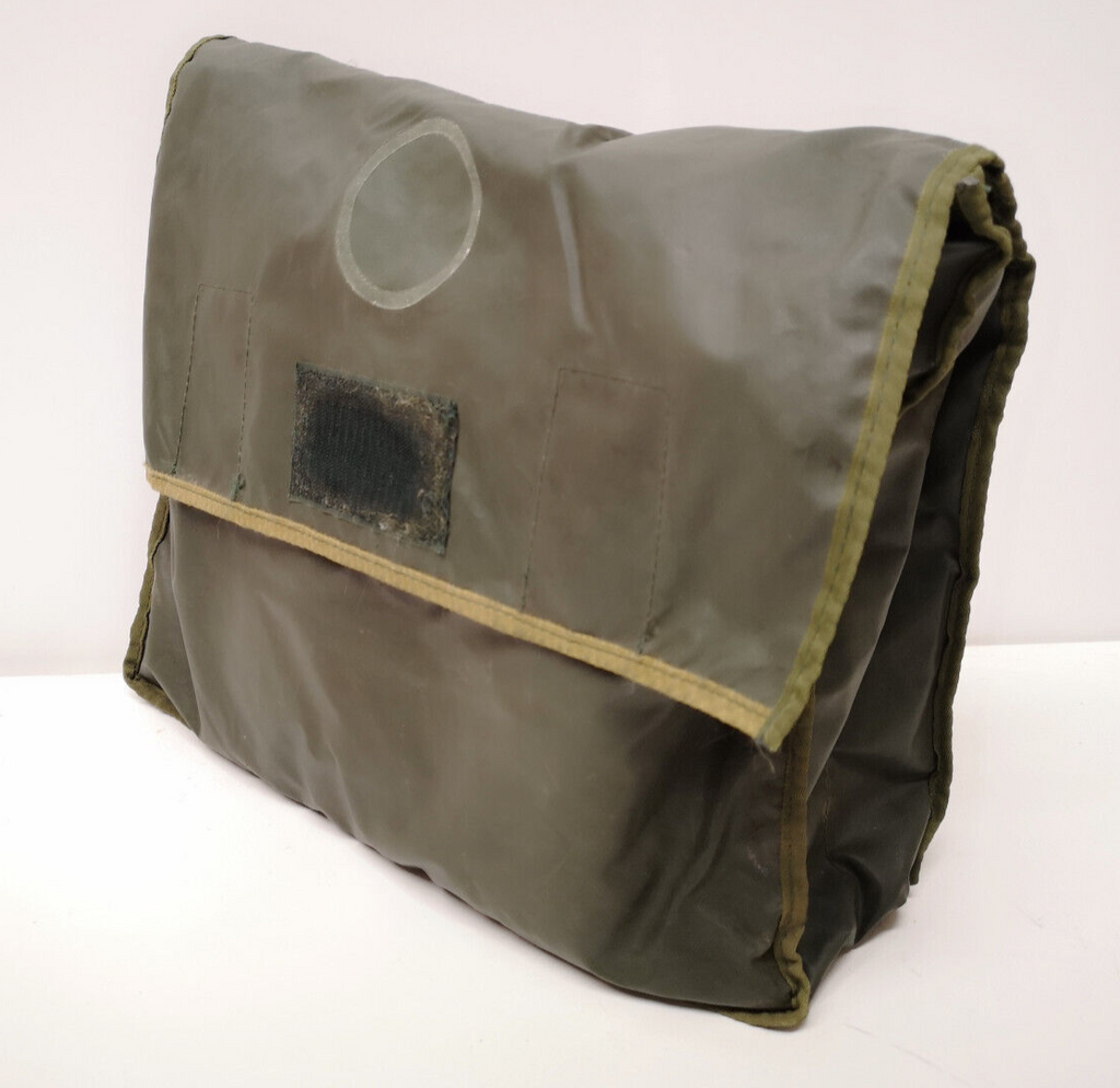 Swedish Army Rubberized Vinyl Waterproof Side Shoulder Messenger Bag