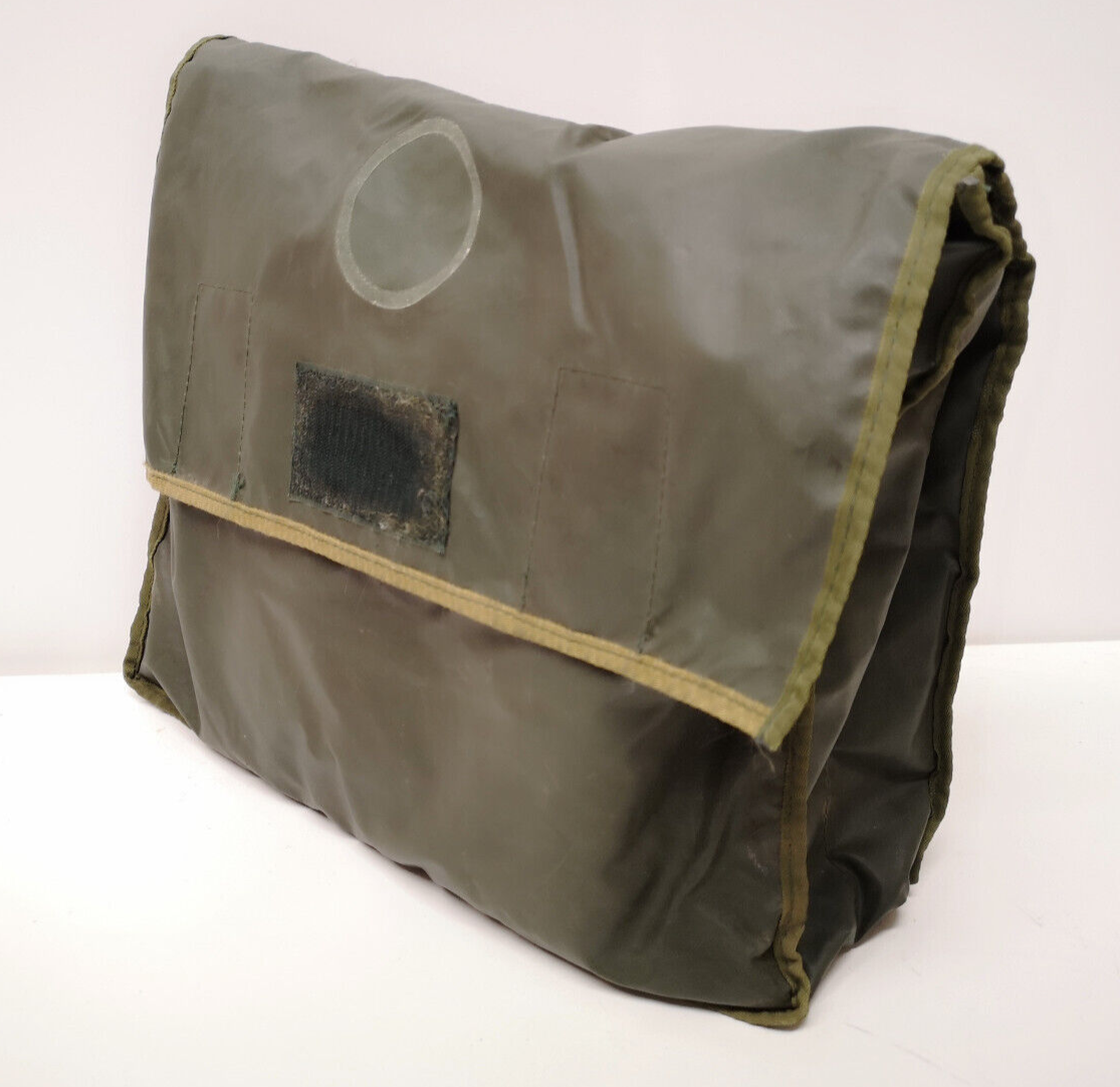 Swedish Army Rubberized Vinyl Waterproof Side Shoulder Messenger Bag