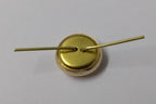 E R II Queens Crown British Issue Insignia Buttons With Split Pins X4