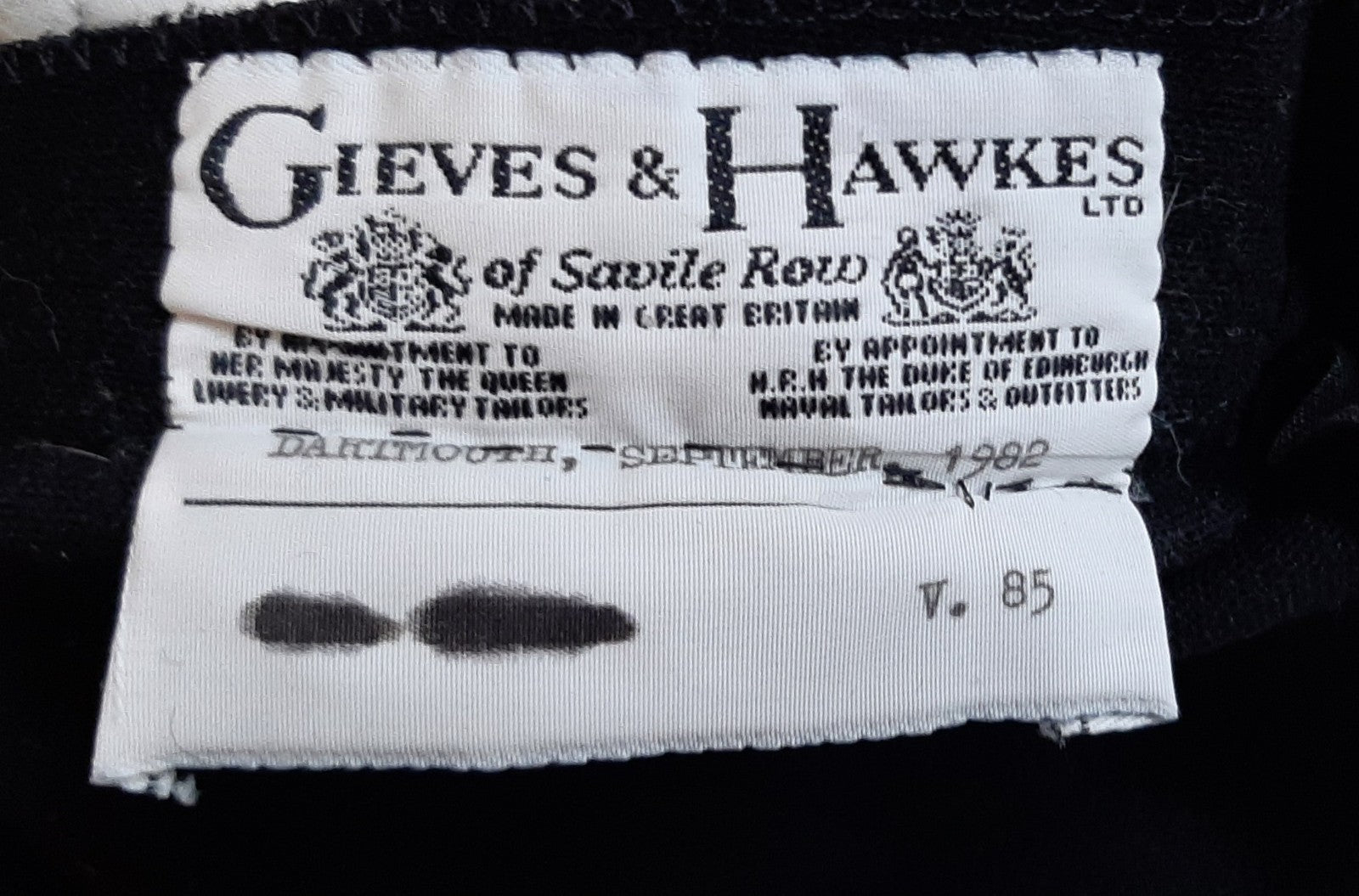 Naval No1 Trousers British Royal Navy Officers RN Vintage 1980s Pattern W30"