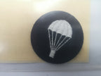 Genuine British Army Issue Parachutist Skills / Qualification Badge Patch - New