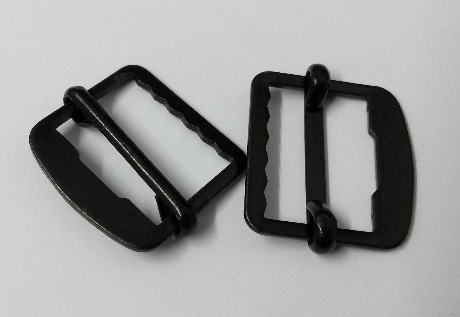 Genuine Vintage British Army Issue Black Side Adjuster Buckles 1 Pair STD221
