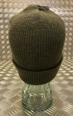 US Black or Olive Peak Radar Hat / Peaked Watch Cap 100% Wool NEW
