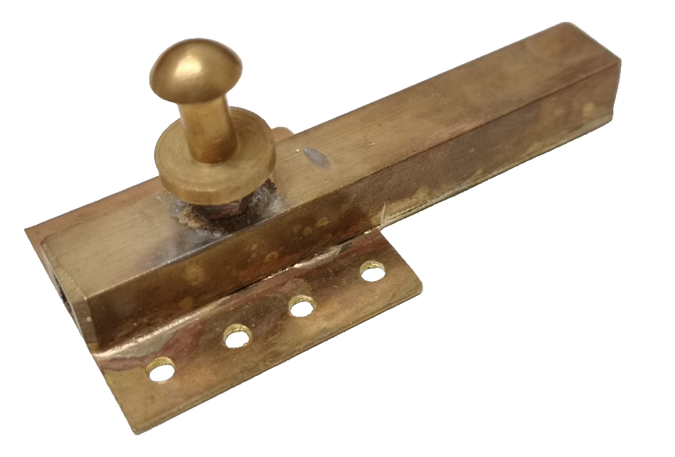 Brass Plume Receiving / Securing Box