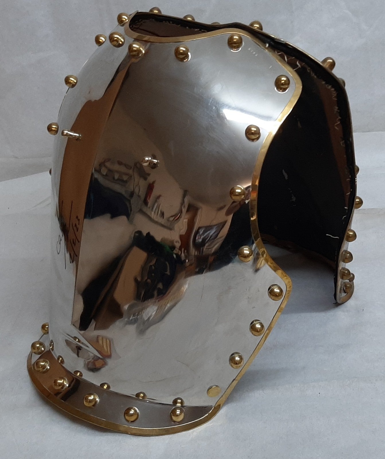 British Army Cuirass H Cav Household Cavalry Issue Polished Front & Backplate 1.